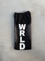 WICK SWEAT SHORTS (BLACK N WHITE)