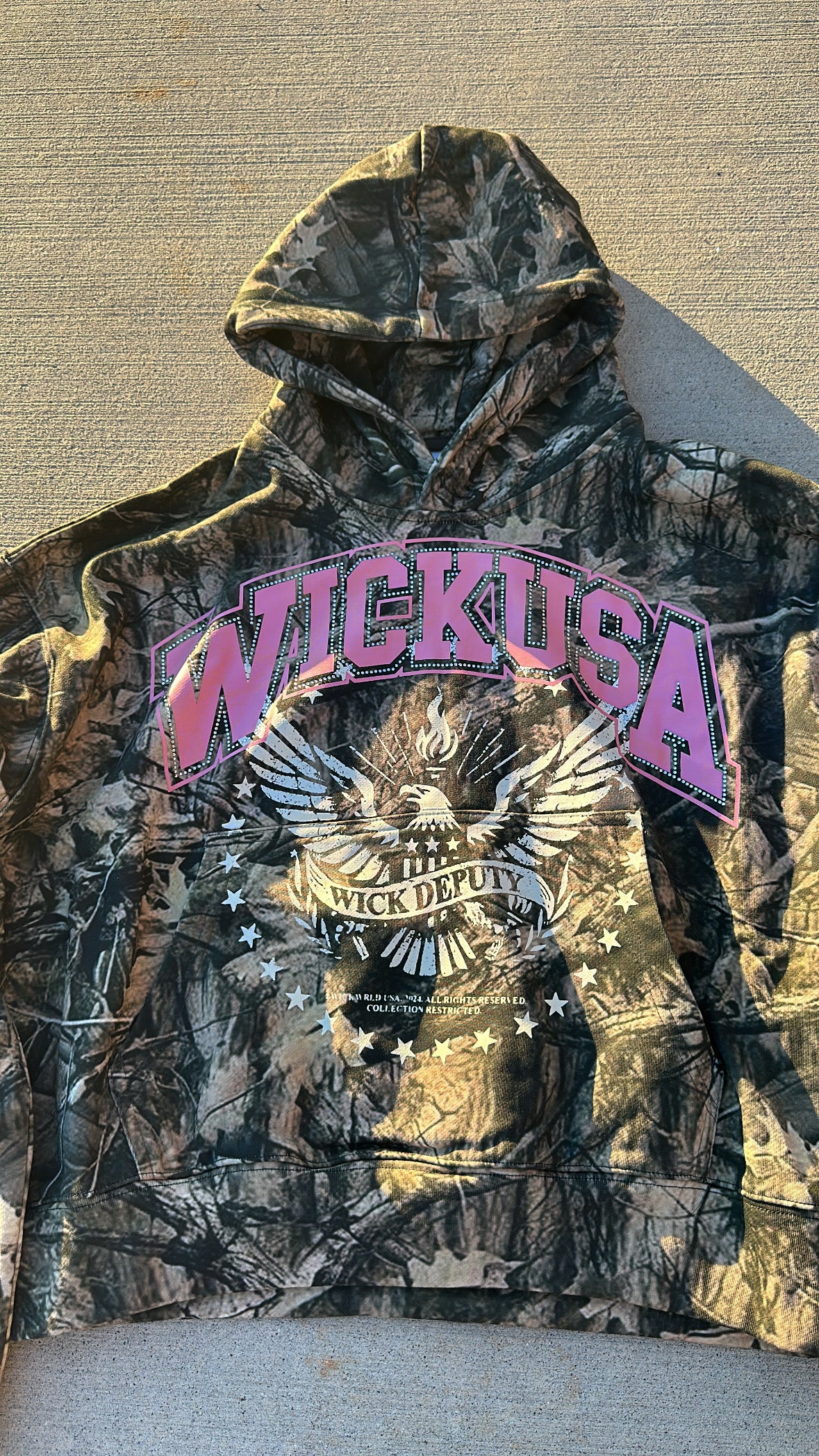 WICK USA HOODIE (CAMO)