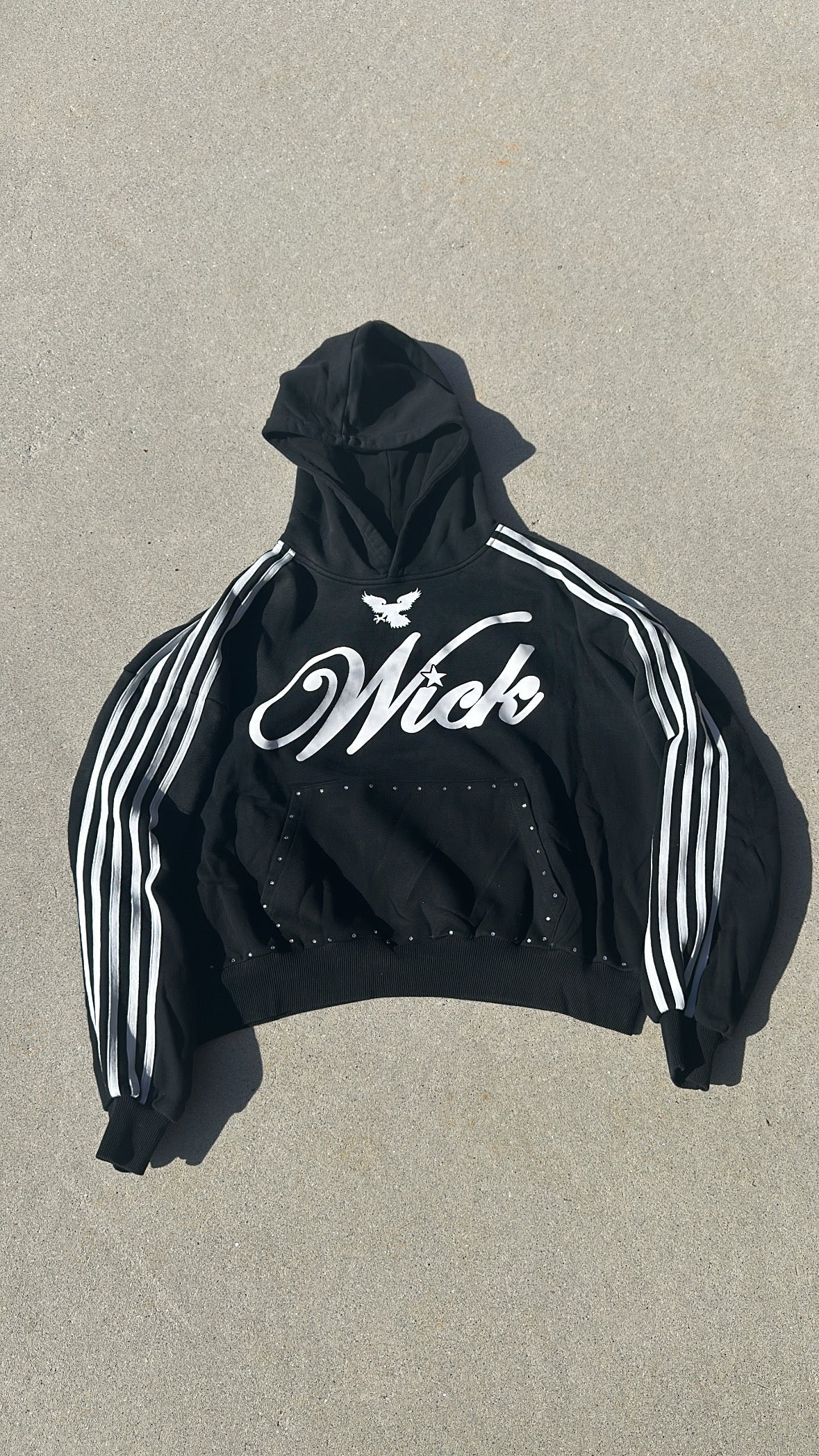 WICK EAGLE HOODIE (BLACK)