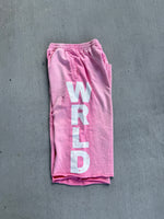 WICK SWEAT SHORTS (PINK )