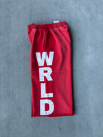 WICK SWEAT SHORTS (RED )