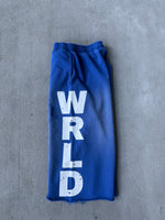 WICK SWEAT SHORTS (BLUE AND WHITE)