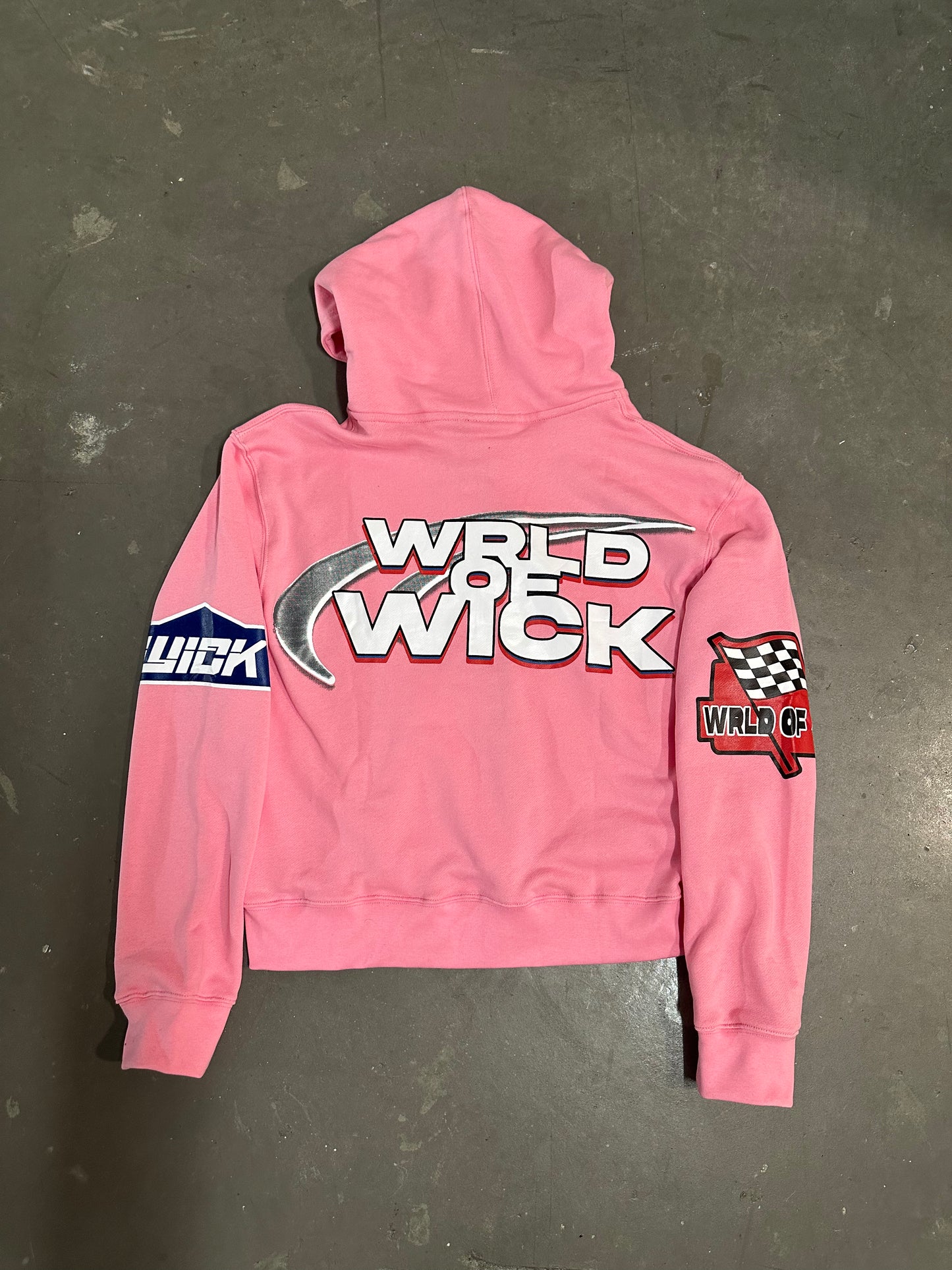 WICK RACING ZIP-UP (PINK)