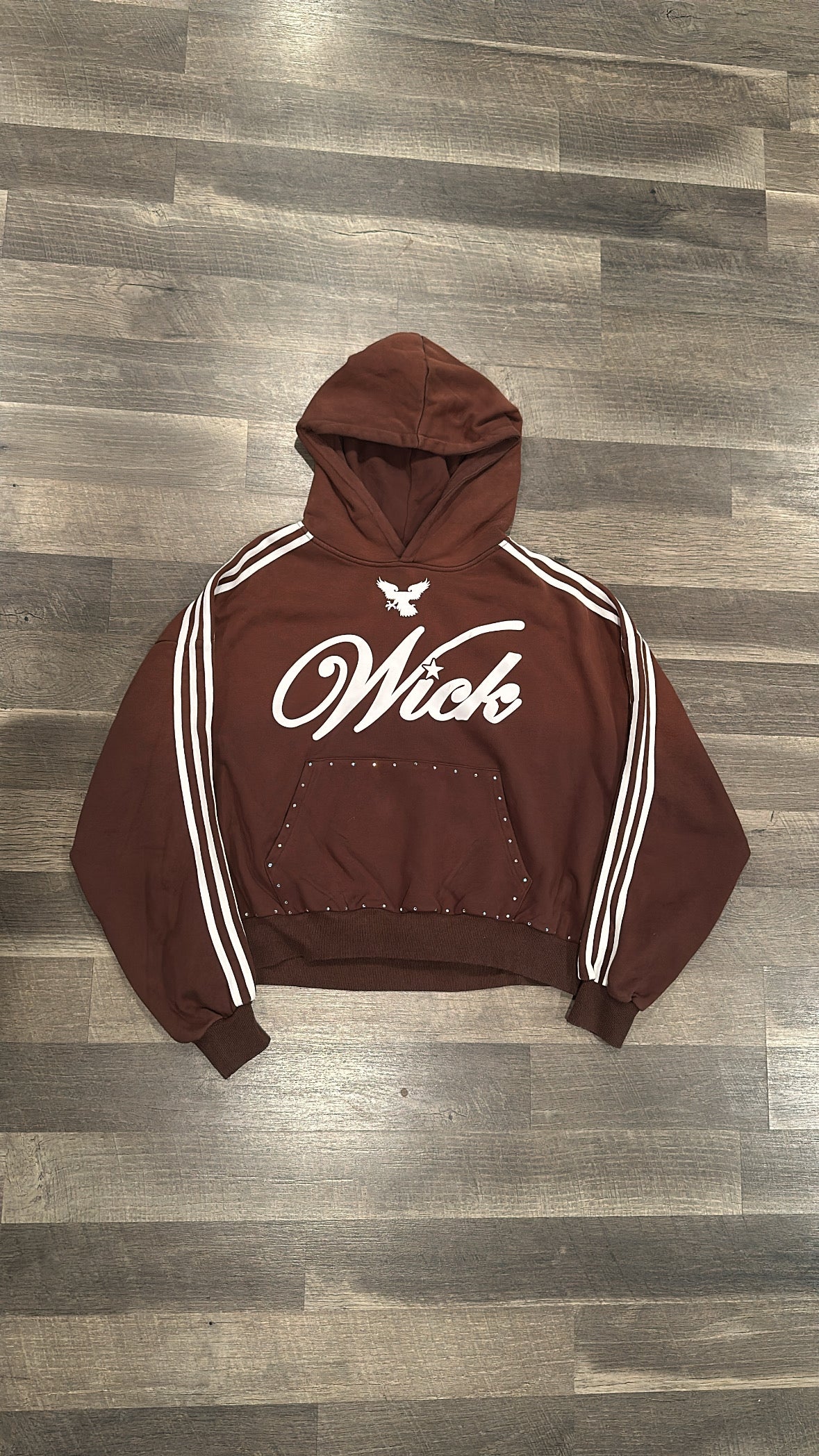 WICK EAGLE HOODIE (BROWN)