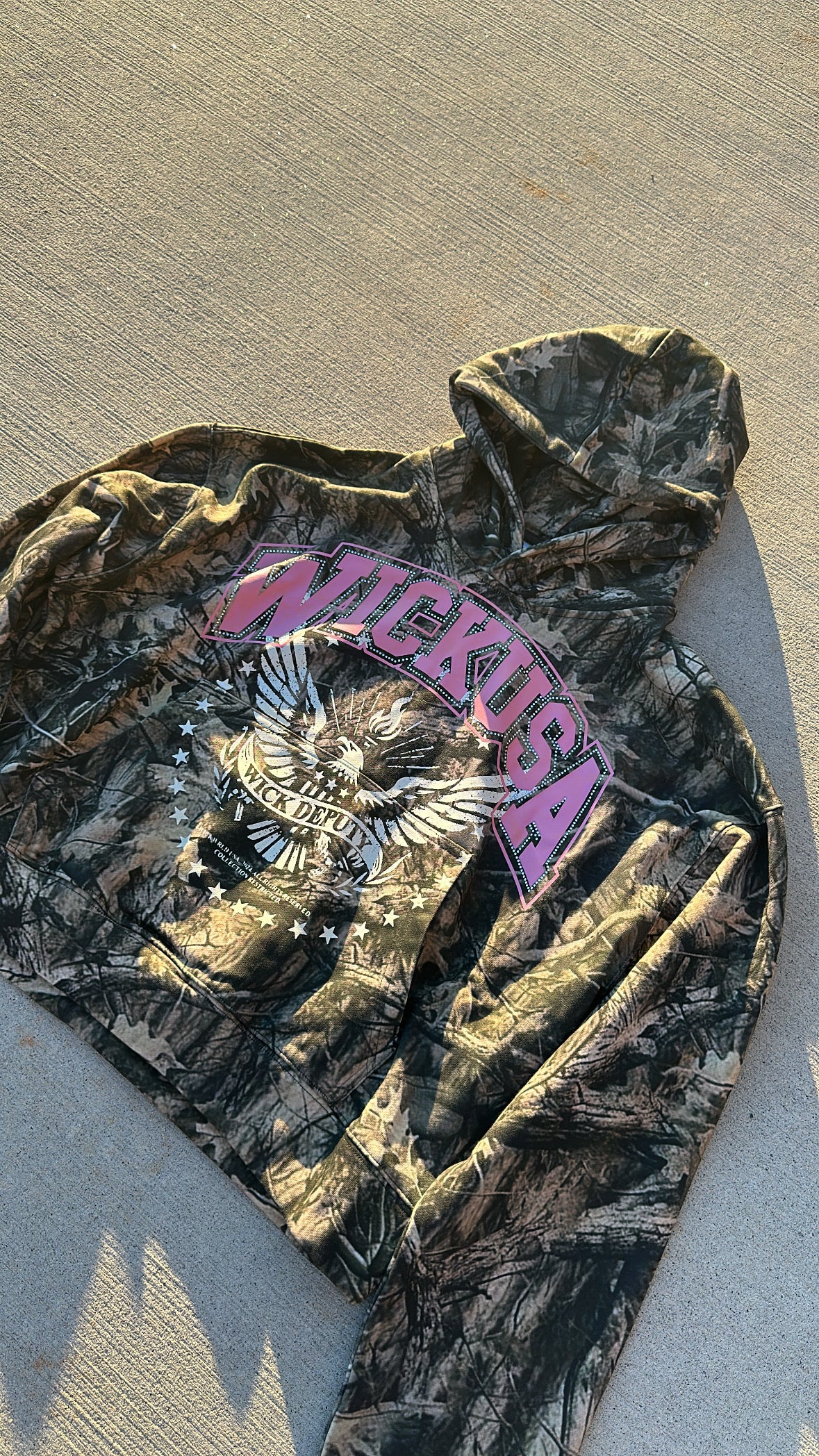 WICK USA HOODIE (CAMO)