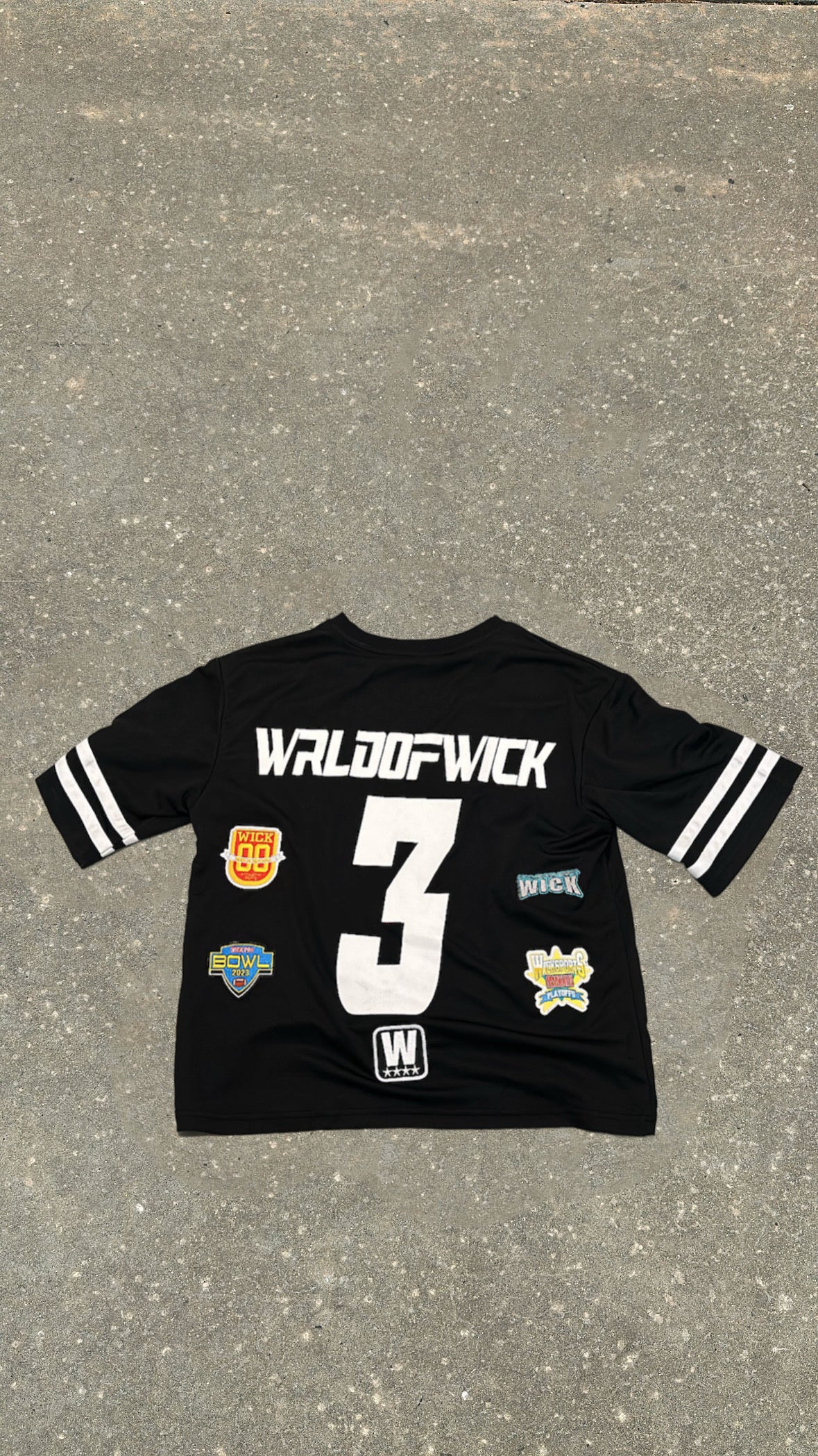 WICK BLACK AND WHITE JERSEY