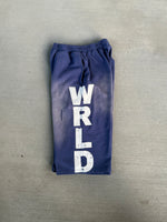 WICK SWEAT SHORTS (BLUE AND WHITE)