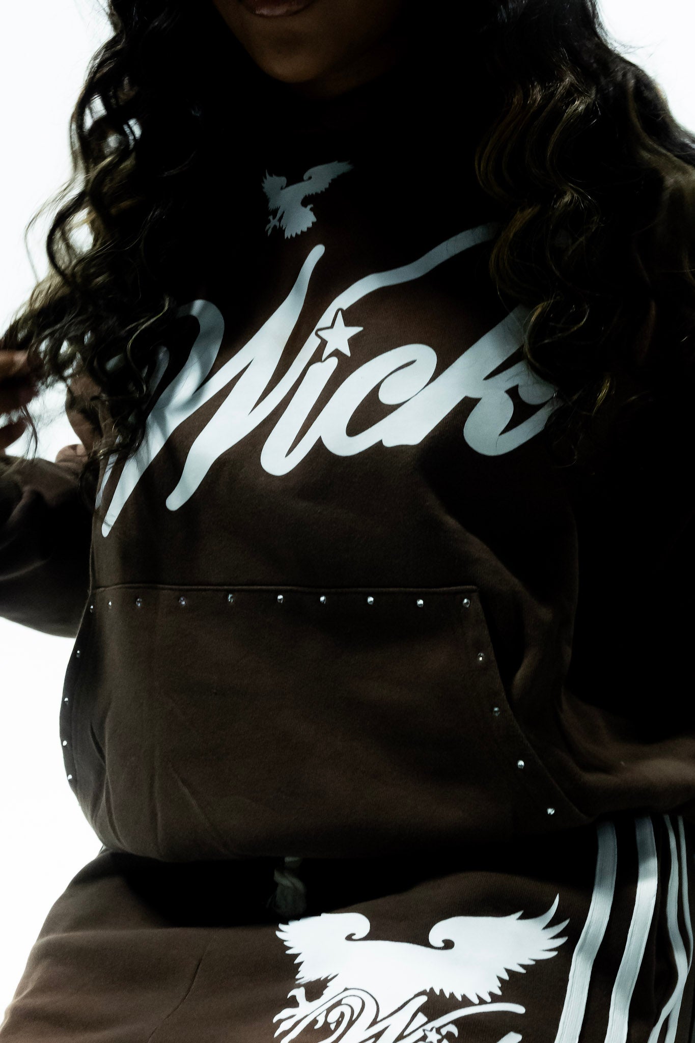 WICK EAGLE HOODIE (BROWN)