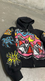 WICK MONSTAR ZIP-UP (BLACK)