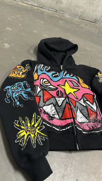 WICK MONSTAR ZIP-UP (BLACK)
