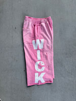 WICK SWEAT SHORTS (PINK )