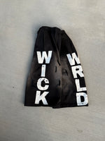 WICK SWEAT SHORTS (BLACK N WHITE)