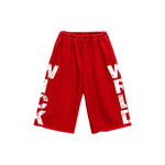 WICK SWEAT SHORTS (RED )