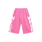 WICK SWEAT SHORTS (PINK )