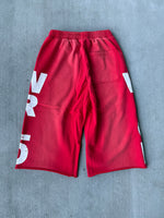 WICK SWEAT SHORTS (RED )