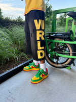 WICK SWEAT SHORTS (BLACK N YELLOW)