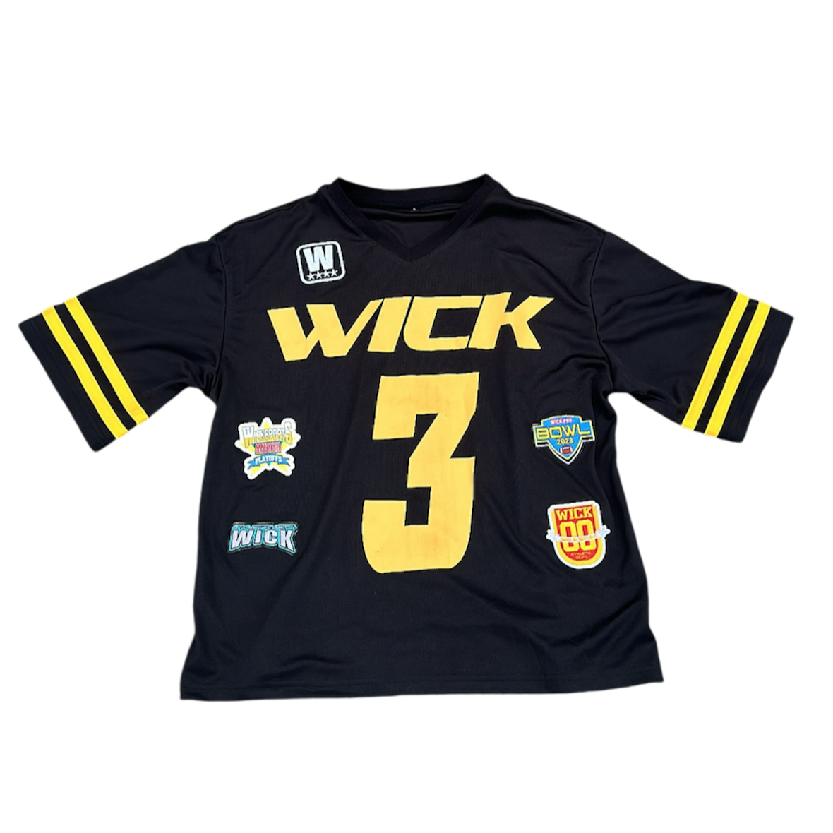 WICK BLACK AND YELLOW JERSEY