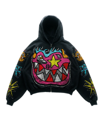 WICK MONSTAR ZIP-UP (BLACK)