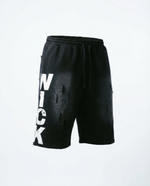 WICK SWEAT SHORTS (BLACK N WHITE)