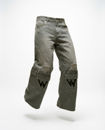 WICK GREY WASHED CARGOS