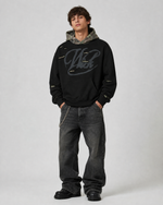 WICK DISTRESSED TREE CAMO HOODIE