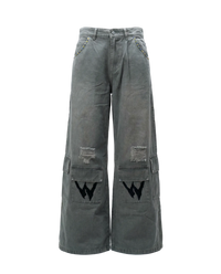 WICK GREY WASHED CARGOS